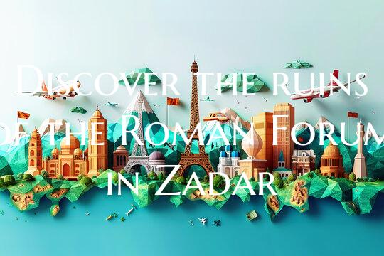 Discover the ruins of the Roman Forum in Zadar