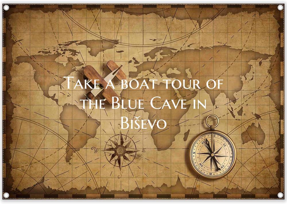 Take a boat tour of the Blue Cave in Biševo